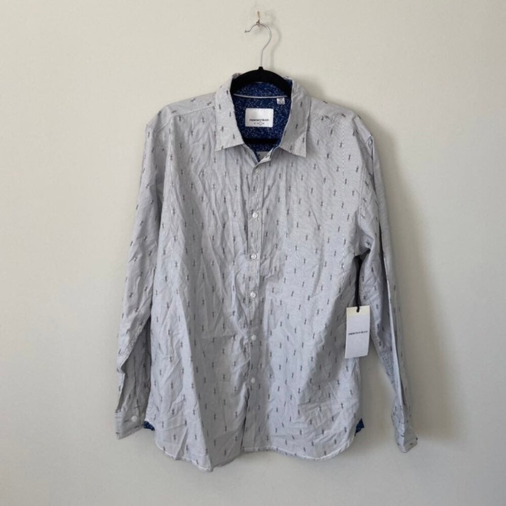 Paper Denim & Cloth Long Sleeve Button Down Shirt Sz Large NWT